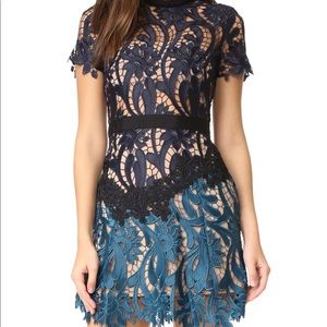 Self Portrait Prairie Mini Dress